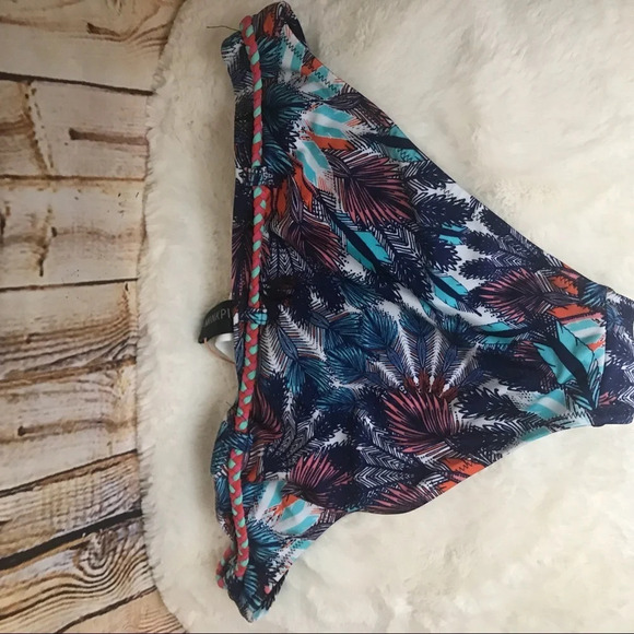 Mink pink flashback belted bikini bottom - Picture 3 of 3